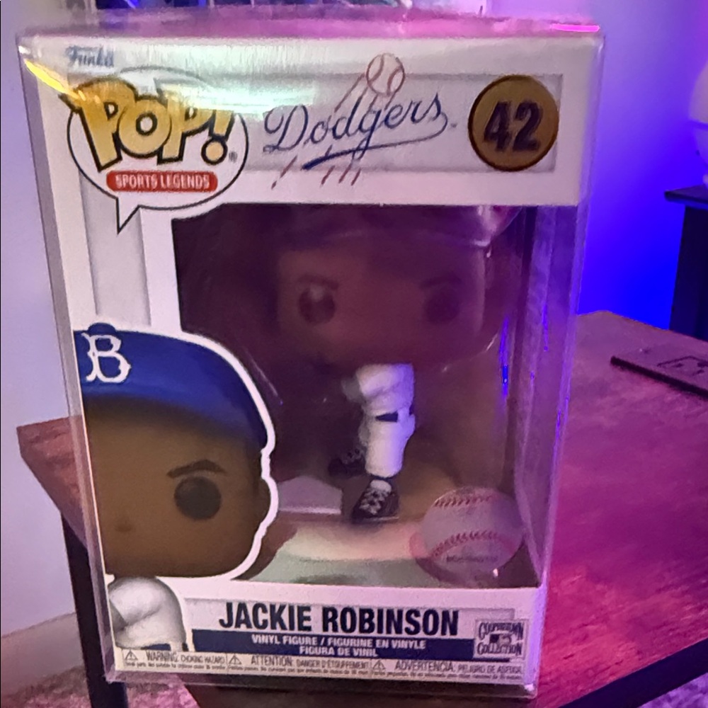 Funko Pop Sports Legends Figure with Blue and White